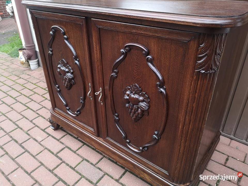 Komoda Pomocnik Dębowy Okazały Stary Antyk Swarzędz sprzedam