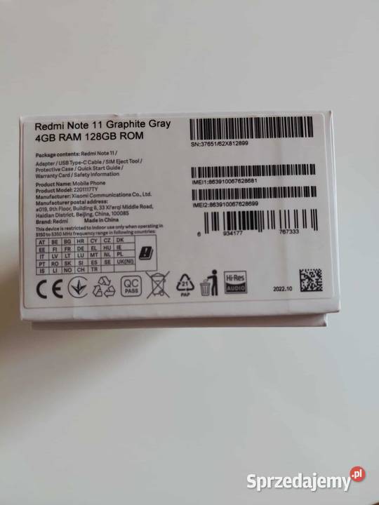 Xiaomi Redmi Note 11 Klecie sprzedam