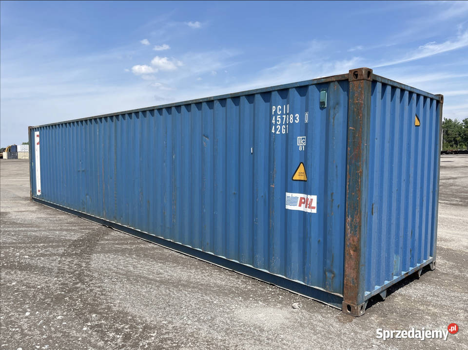 Kontener 40HC sprzedaż z placu transport i Magazynowanie Opatówek