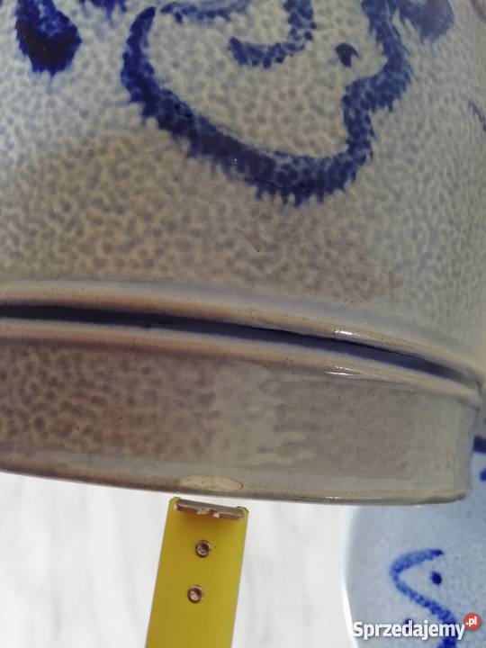 Ceramiczny sygnowany gar na kiszonki 35 litrowy Porcelana i szkło Gorlice