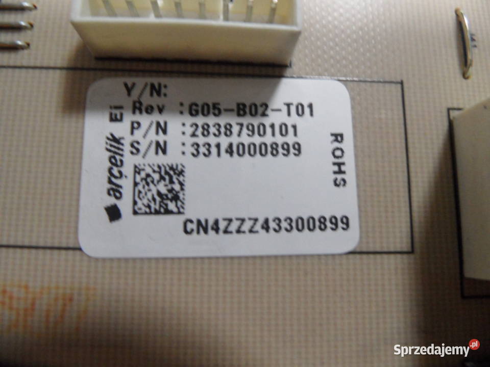 programator pralki beko WMB50811 NY 2838790101 Radlin