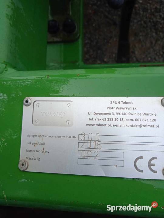 Zestaw siewny Siewniki i sadzarki Turobin