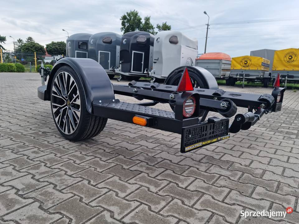 Przyczepa Custom KamCzepka VIP czarna płozo mazowieckie Lesznowola