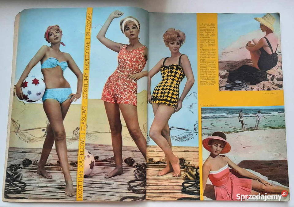 MODA PRL Moda czaspismo LATO60 i LATO 61 Łódź