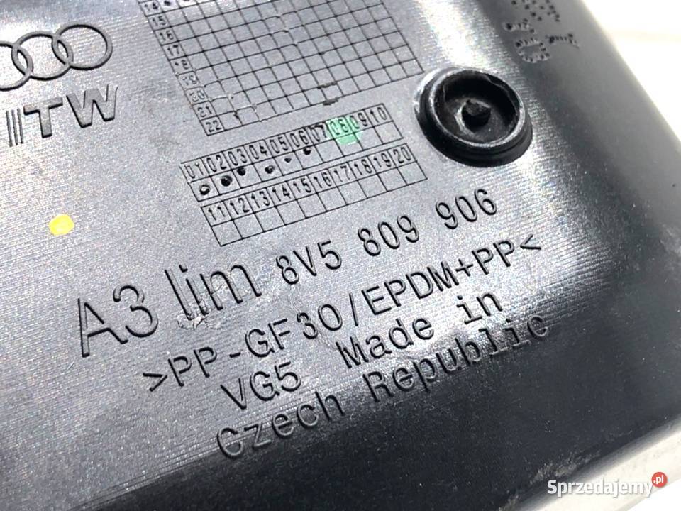 KLAPKA WLEWU PALIWA LX7R AUDI A3 8V 8V5809906