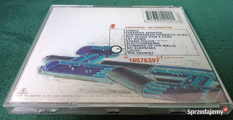 Radiohead ok computer CD małopolskie Zbylitowska Góra sprzedam