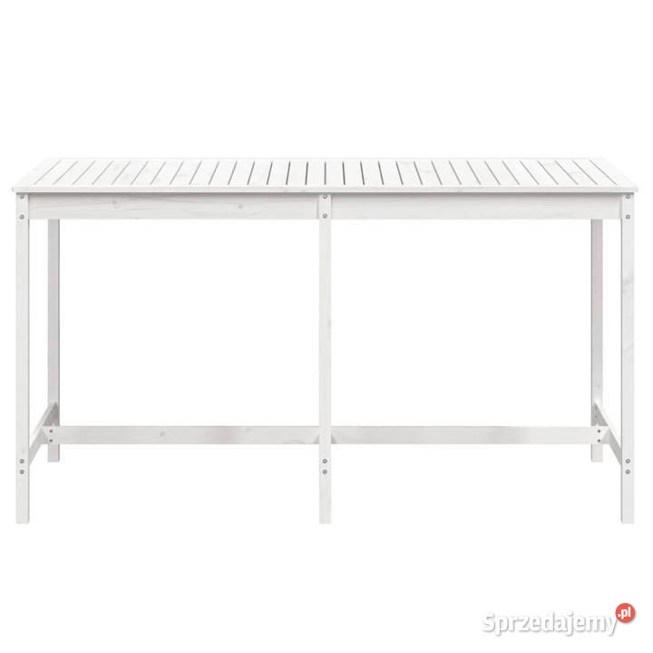 Stół ogrodowy biały 2035x90x110 drewno sosnowe Warszawa sprzedam