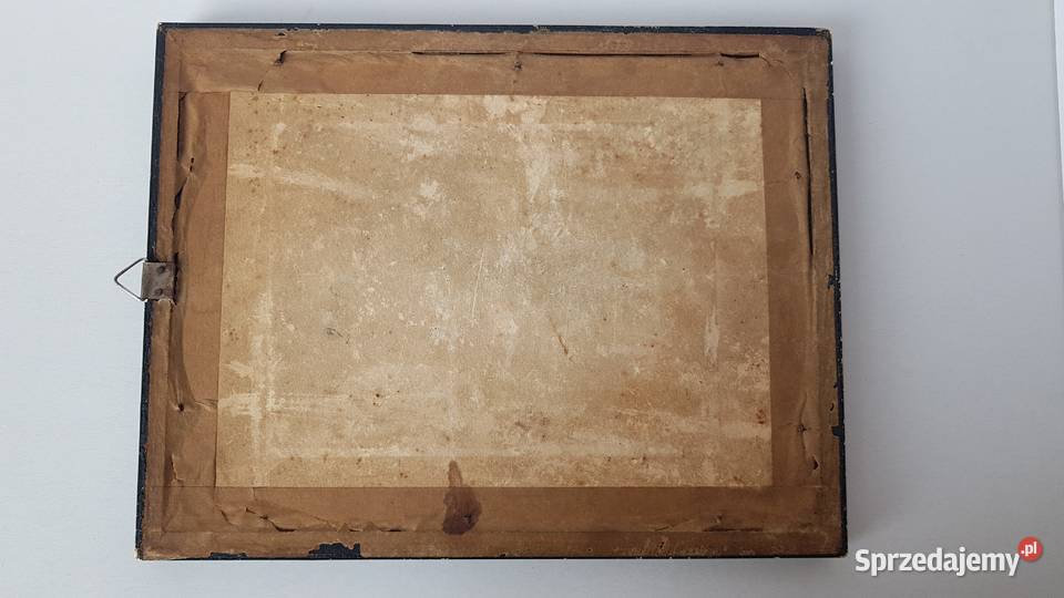 Stara oprawiona fotografia początek XX w Dąbrowa Antyki, Sztuka, Kolekcje Dąbrowa Górnicza
