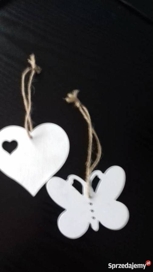 Zawieszki motyl i serce Iława