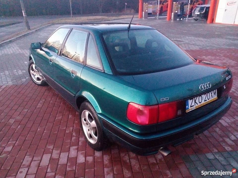 Audi 80 B4 20 E gaz bogate wyposażenie 1984cm3 Koszalin sprzedam
