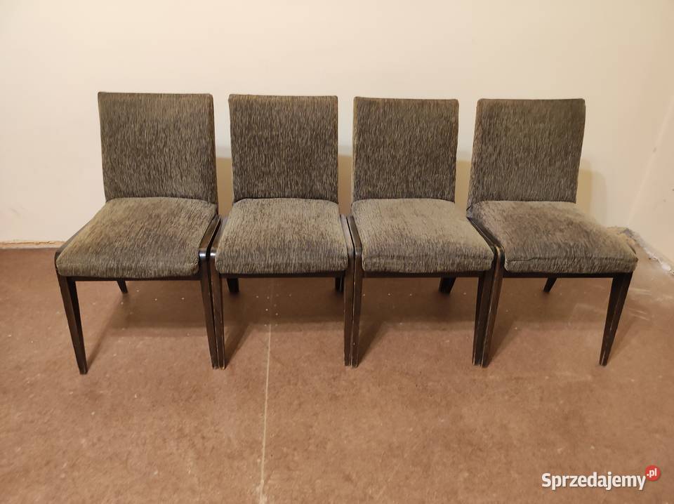 Zestaw fotelkrzesła z czasów PRL tapiecrowane Żywiec sprzedam