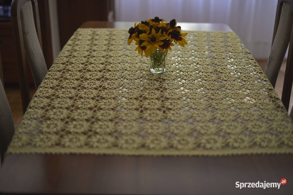 Serweta szydełkowa Leźnica Wielka-Osiedle