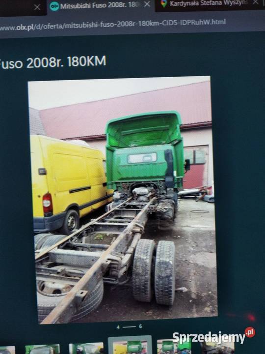 Canter Fuso 2008r DMC 75t 49 4M50 dół silnika Złoczew
