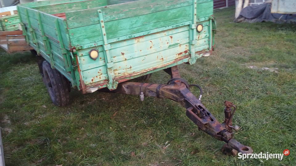 Przyczepka Rumunka jednoosiowa wywrotka Sidzina