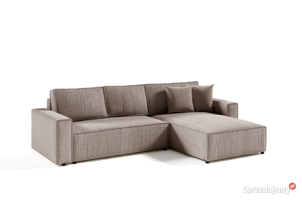 Narożnik ROCCA L Sztruksowy narożnik z funkcją Warszawa