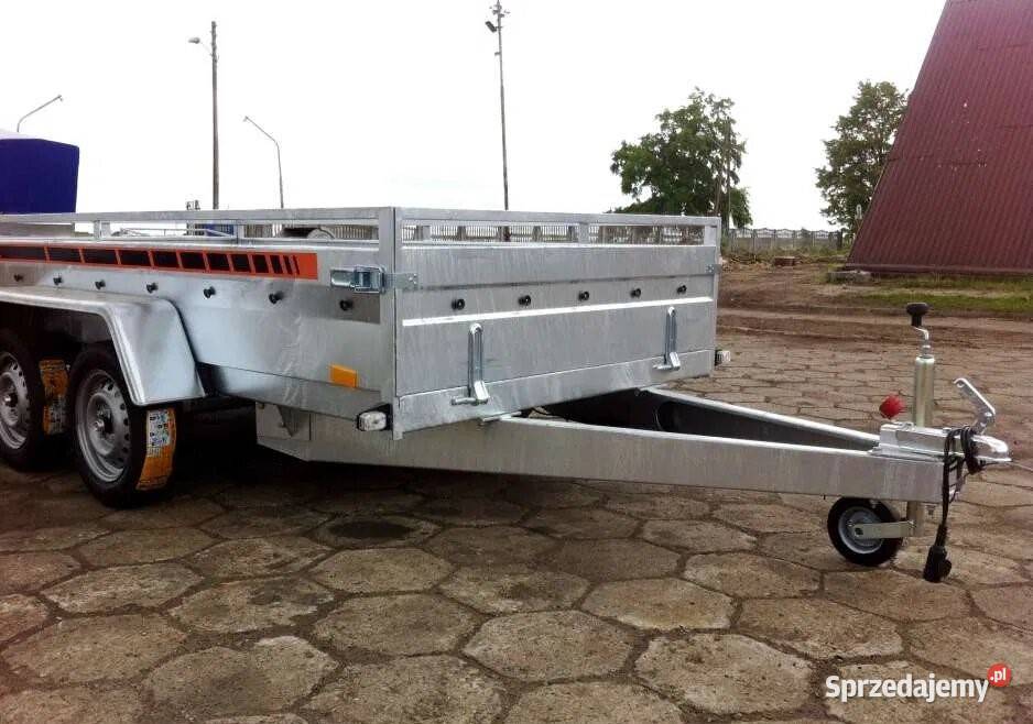 Przyczepka dwuosiowa przyczepa tandem BORO Stargard