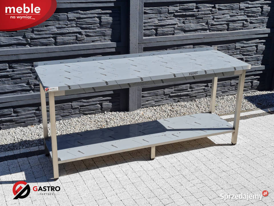 Stół przyścienny gastronomiczny z półką spawany sprzedam