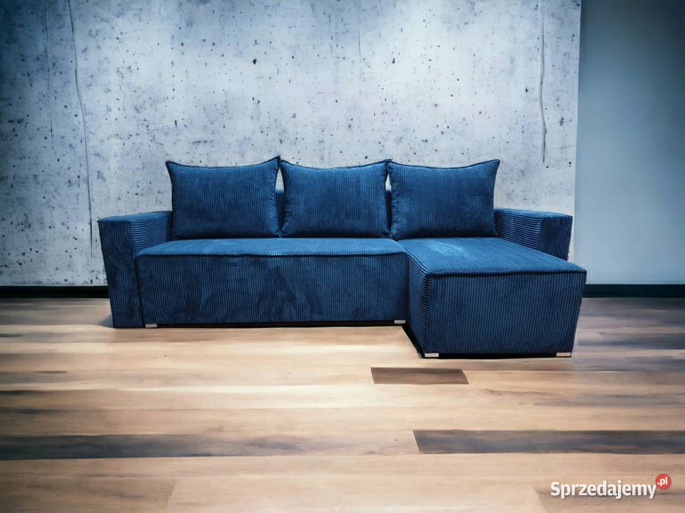 Nowoczesny narożnik Niko sztruks Szybka wysyłka Łódź