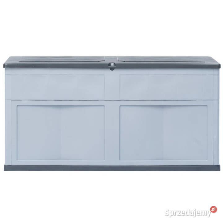 Skrzynia ogrodowa 320 L szaroczarna WM45689