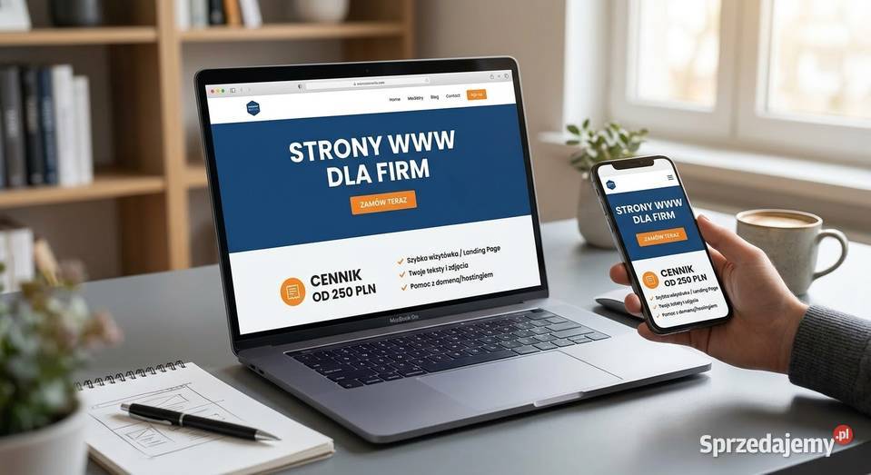Nowoczesne strony internetowe firm Szybki czas Warszawa