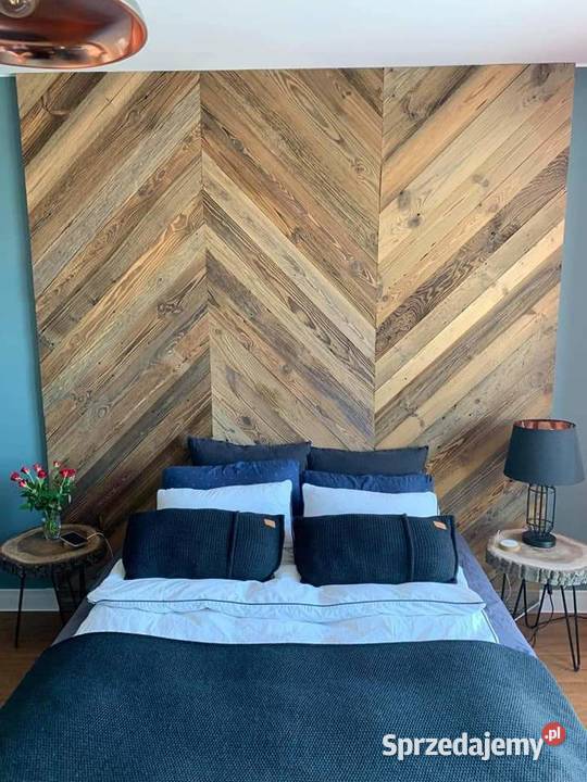 Stare drewno deski rustykalne na ścianę z Bydgoszcz
