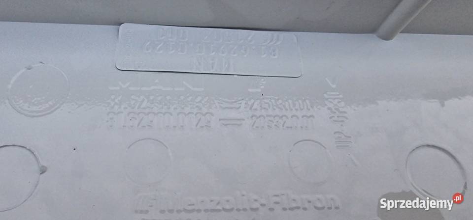 MAN TGA TGX XXL OWIEWKA SPOILER DACHOWY
