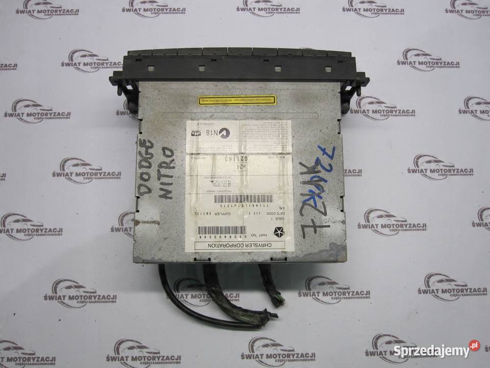 DODGE NITRO 08r radio CD 05064055AK osobowe