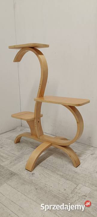 art deco kwietnik na kwiaty jasny buk Radomsko