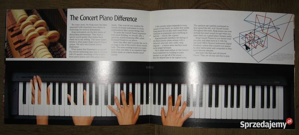 KORG Concert Pianos digital pianos catalog