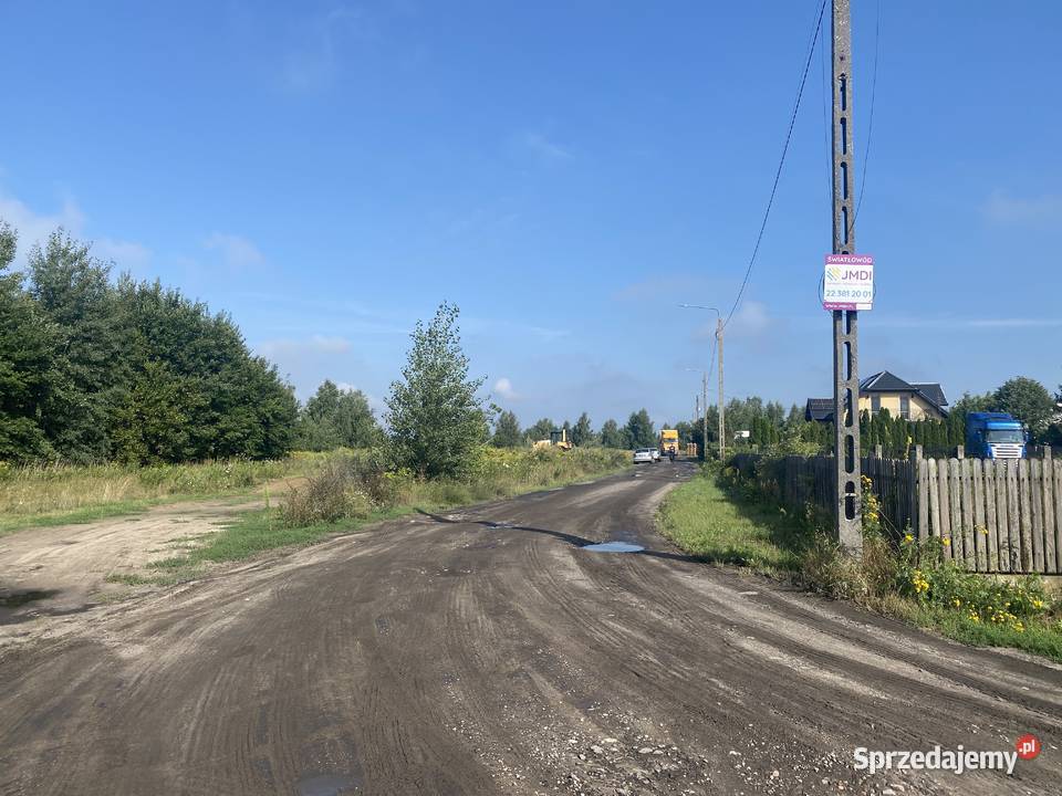 DZIAŁKA INWESTYCYJNA W POBLIŻU LOTNISKA WARSZAWA Nowy Modlin sprzedam