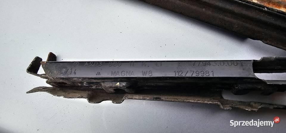 Ślizg zderzaka mercedes w203 2038801114 Zbąszyń