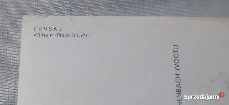 Pocztówka Dessau Wilhelm Pieck Strasse lata 70e Koźminek