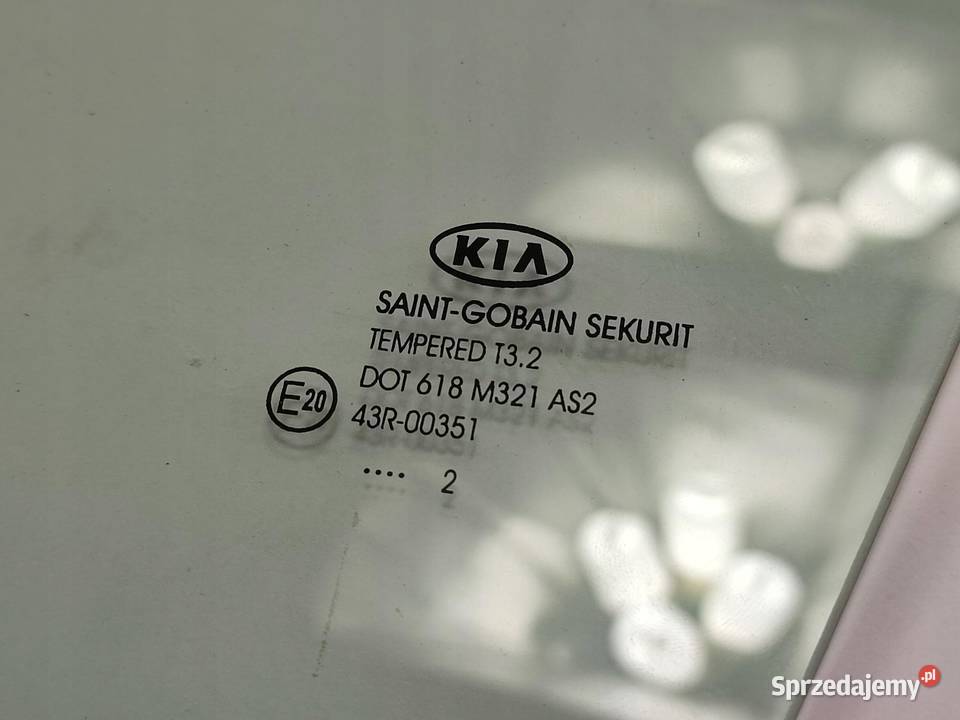 SZYBA LEWY TYŁ KIA SPORTAGE 20102022 NOWA