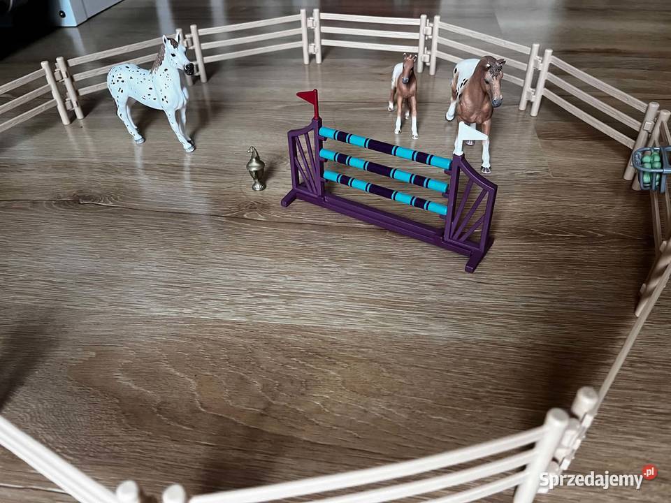 zagroda konie Schleich komplet Sandomierz