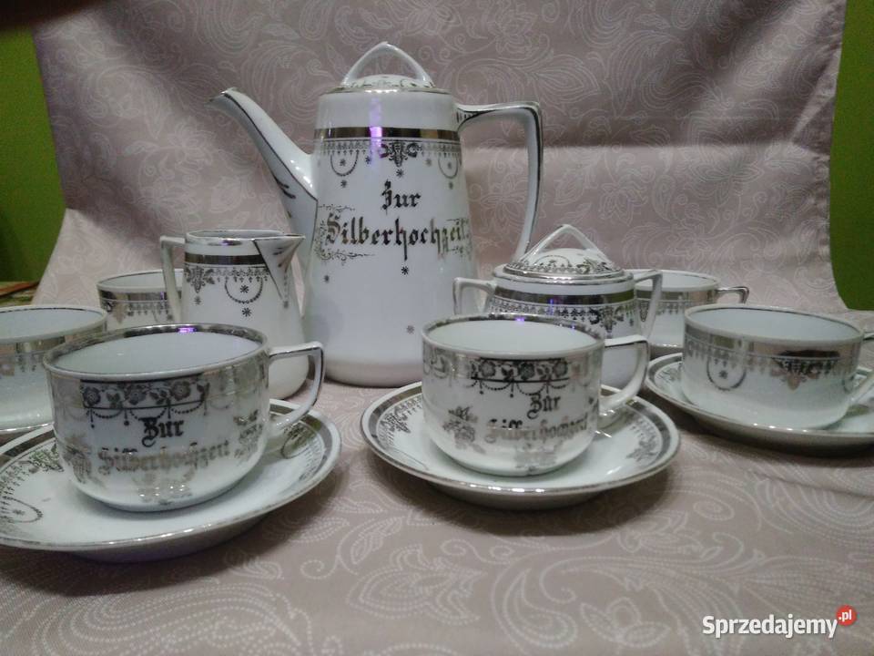 Stara niemiecka przedwojenna porcelana Silesja Bytom