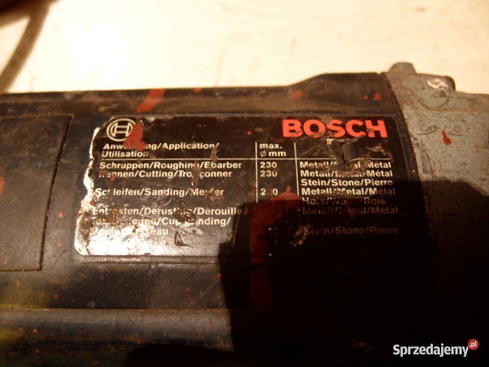 szlifierka kątowa Bosch GWS1820230 Tarcze 230mm