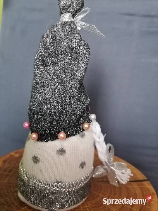 Krasnal skrzat gnom święta maskotka wielokolorowy