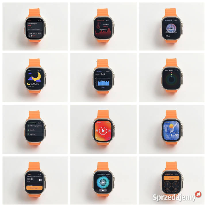 Smart Watch Hq8 Pro AMOLED Compas Zegarki Zawiercie