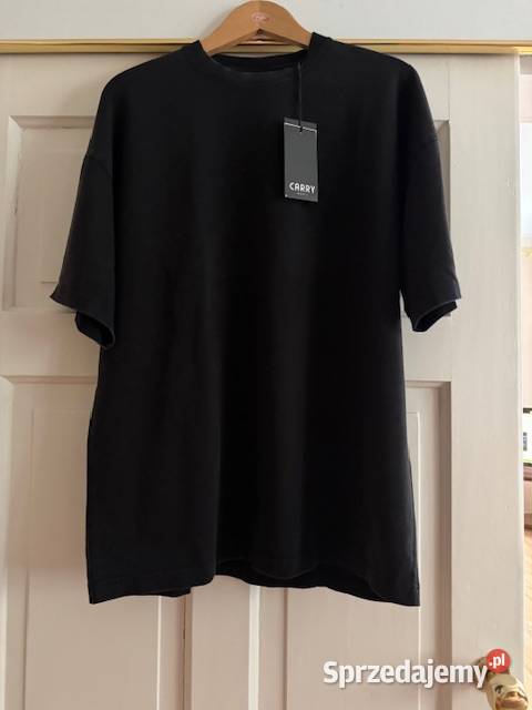 Koszulka męska Carry L Tshirt czarny z krótkim Częstochowa sprzedam