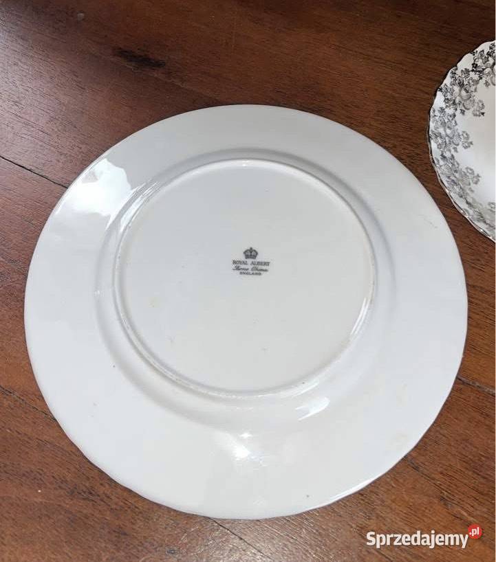 Talerz Royal Albert Silver Anniversary Z okazji Porcelana i szkło pomorskie sprzedam