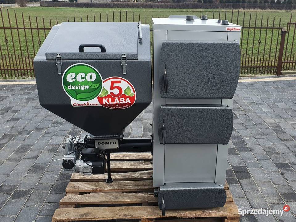 Kocioł piec co na ekogroszek 15kw z podajnikiem wielkopolskie Pleszew sprzedam