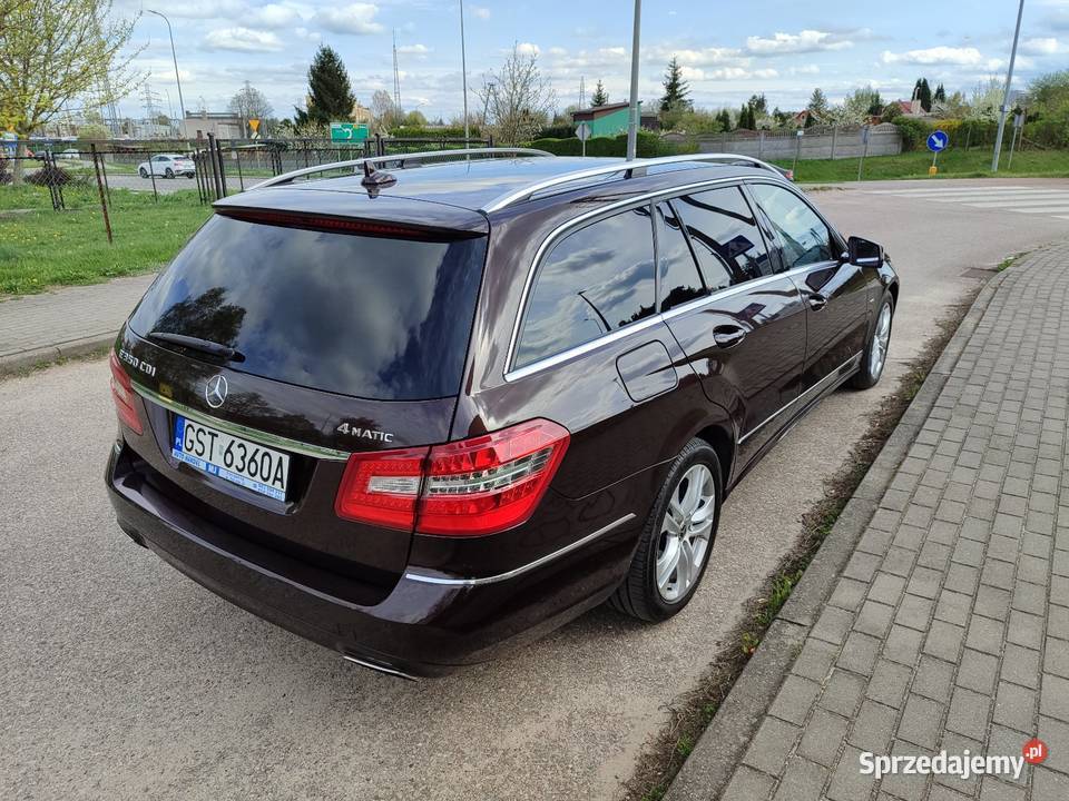 Mercedes E350 CDI 4Matic 2012r 265 Bezwypadkowy autoalarm