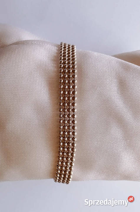 bransoletka srebrna 4 rzędy kulek Bransoletki Bransoletki podlaskie Suwałki