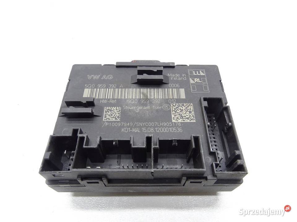MODUŁ STEROWNIK DRZWI 5Q0959392A VW GOLF VII