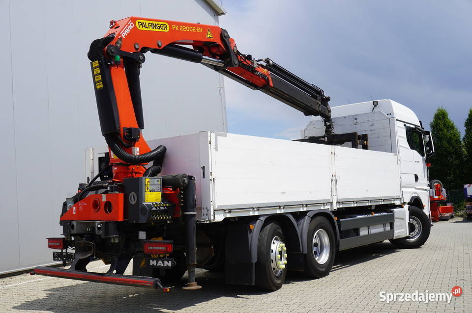 MAN TGX 26510 6x2 HDS Palfinger PK 22002EH C 13 pełny VAT Dźwigi samochodowe Kraków sprzedam