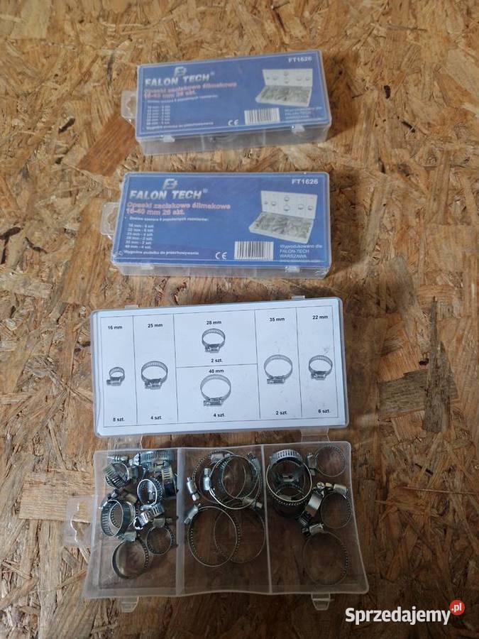 OPASKI ZACISKOWE ŚLIMAKOWE ZESTAW 26 1640 mm Głogowa