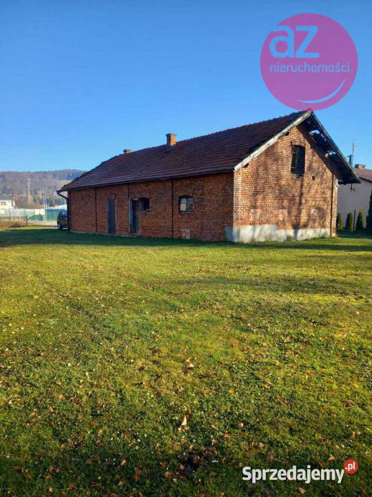 Budynek gospodarczy z projektem warsztatlokal asfalt Sprzedaż