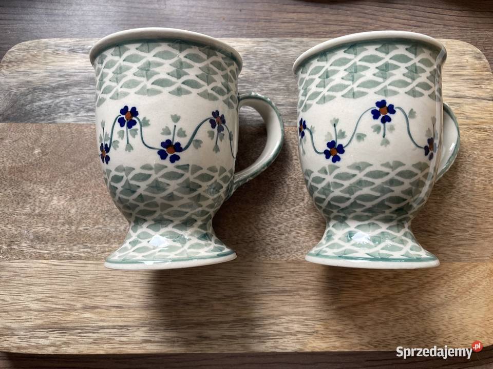 Kubek Mars na stopceceramika Bolesławiec Mostówka