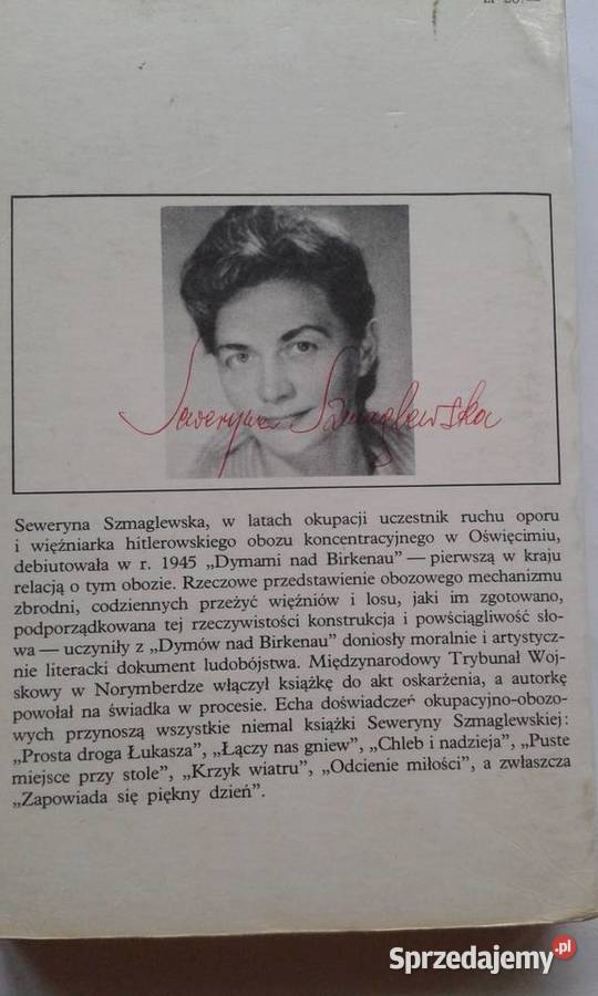 Dymy Birkenau Seweryna Szmaglewska pomorskie Gdynia