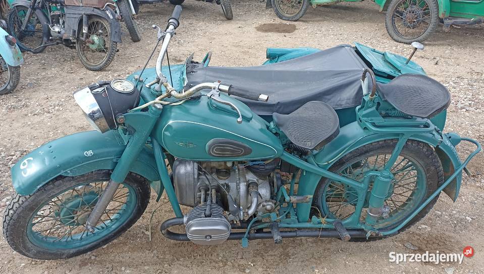 63 M61 z DOKUMENTAMI 1960 z wózkiem bocznym Ural Ostrołęka sprzedam